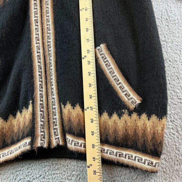 Alpaca Connection wool Alpaca Full Zip Size XL Southwest sweater - Picture 6 of 8